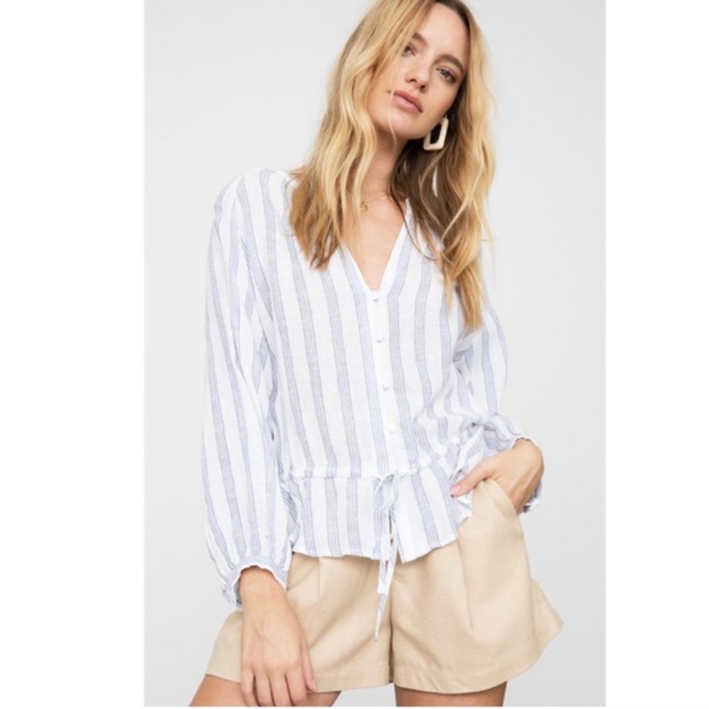 Rails Marti Blouse In Cayman Stripe Size Small - image 1